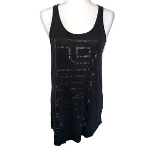 Victoria’s Secret PINK Size S Black Tank Top Dress Tunic